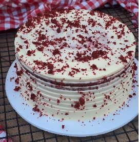Torta red velvet de 8 a 10 porciones