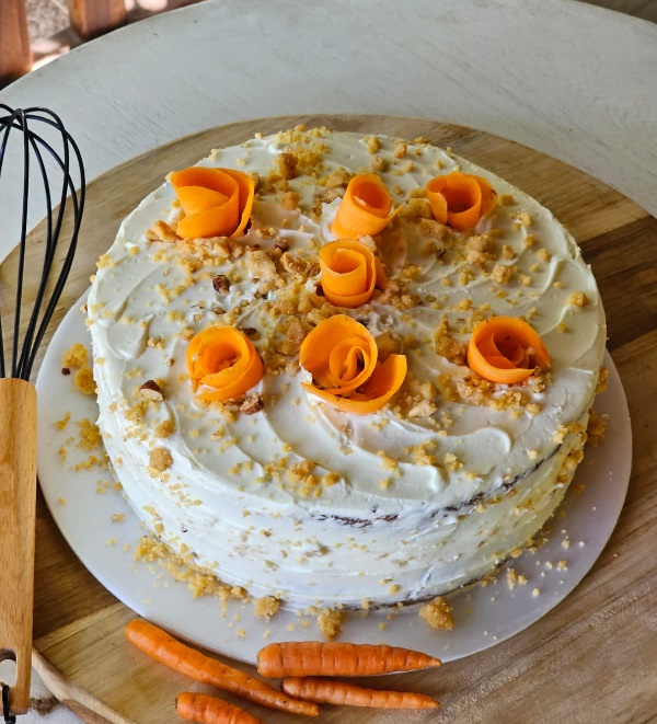 Torta de zanahoria de 15 a 18 porciones