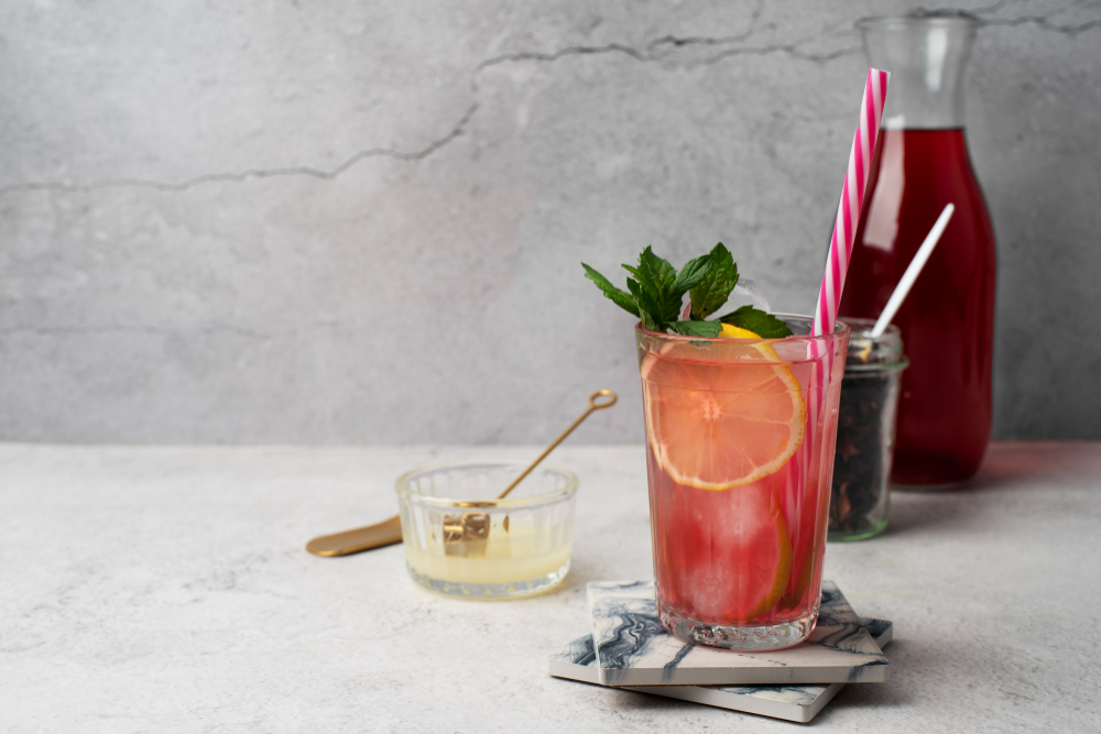 Michelada con Soda Italiana de Fresa