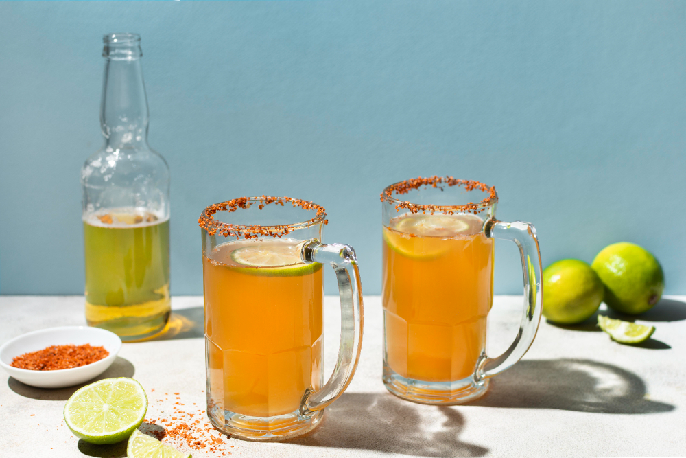 Michelada con Soda Italiana de Liche