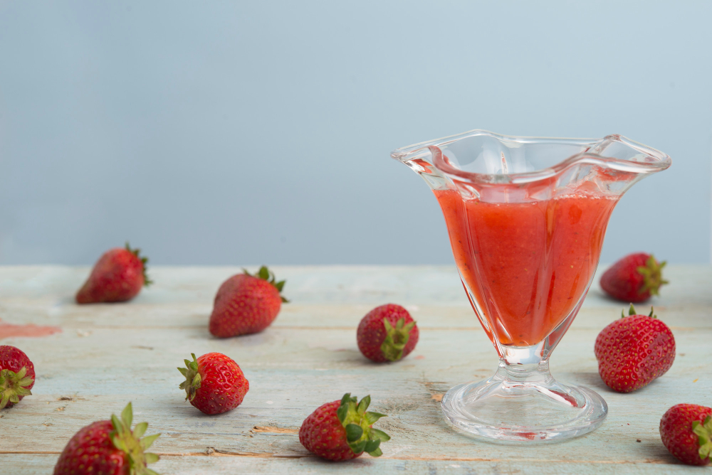 Jugo de Fresa con Base de Agua