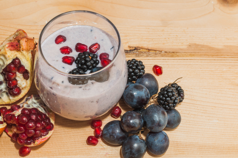 Jugo de Uva con Base en Leche