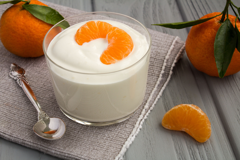 Jugo de Mandarina con Base en Leche
