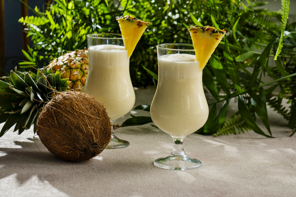 Piña Colada con Base de Crema de Coco