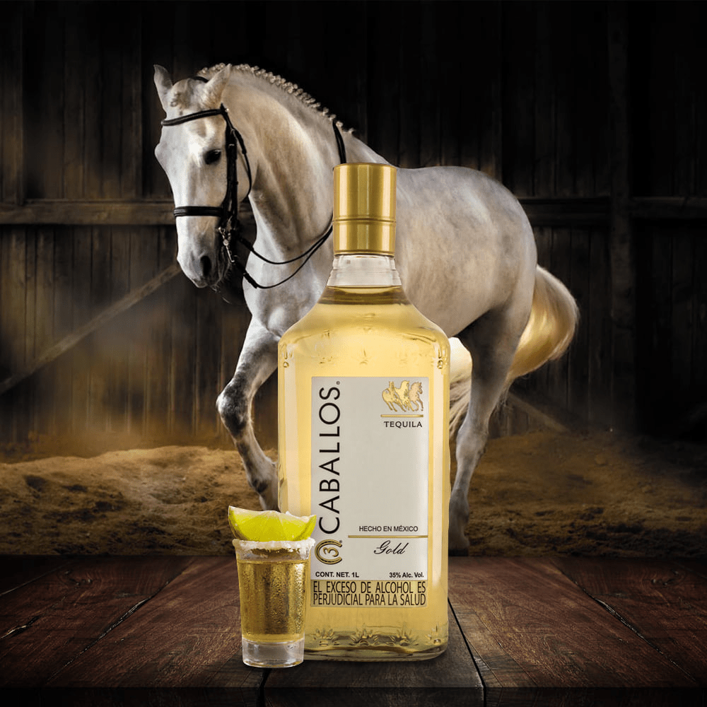 Tequila Tres Caballos 1,000ml