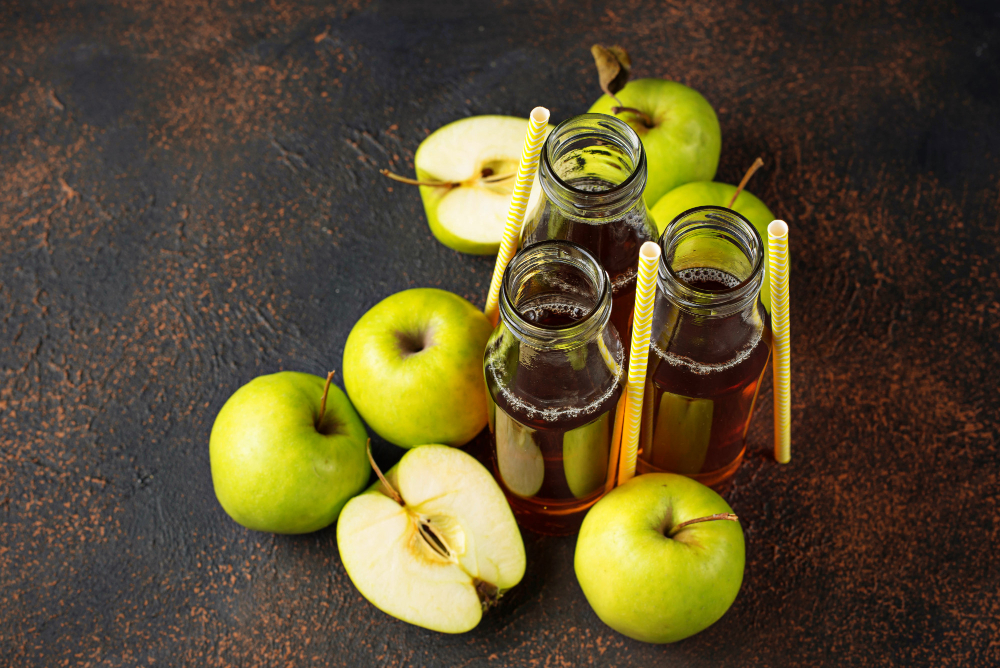 Manzana con base de agua