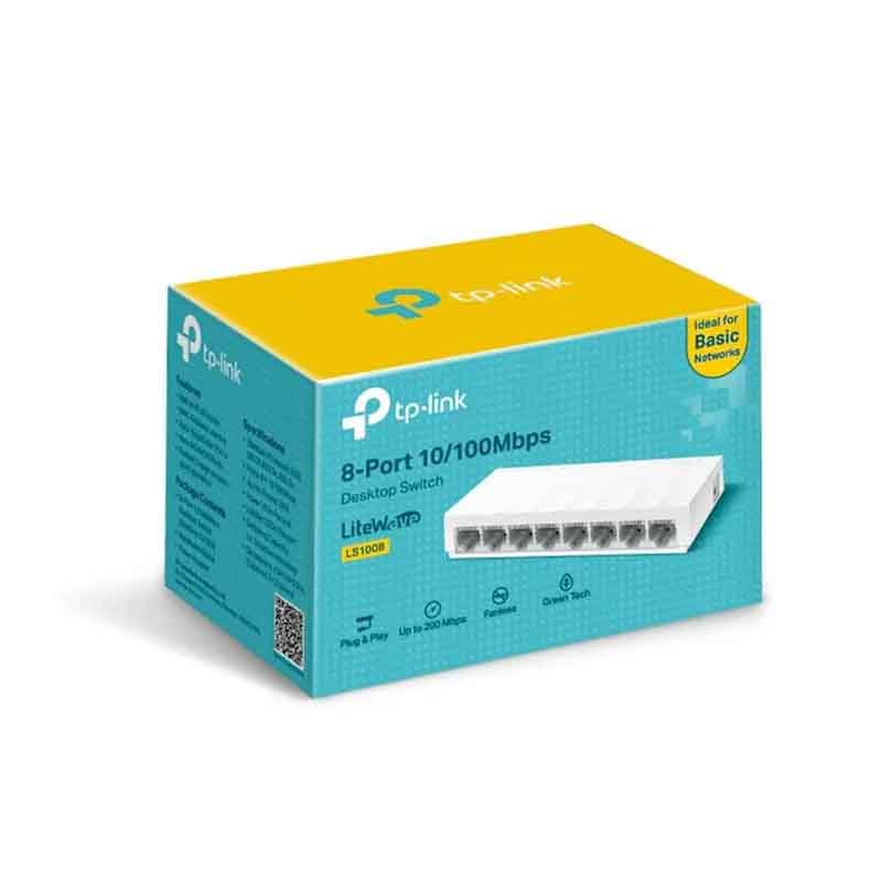 Switch TPLINK 8 Puertos 10/100 LS1008