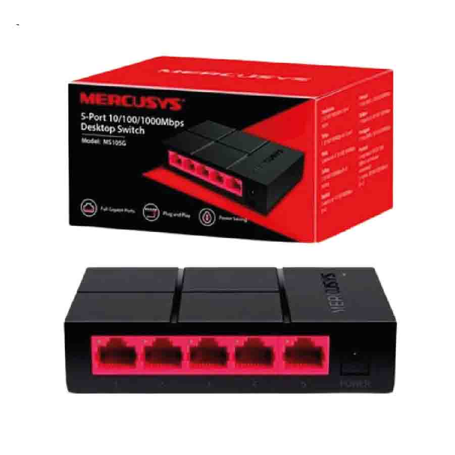 Switch Mercusys 5 Puertos1000Mbps MS105G