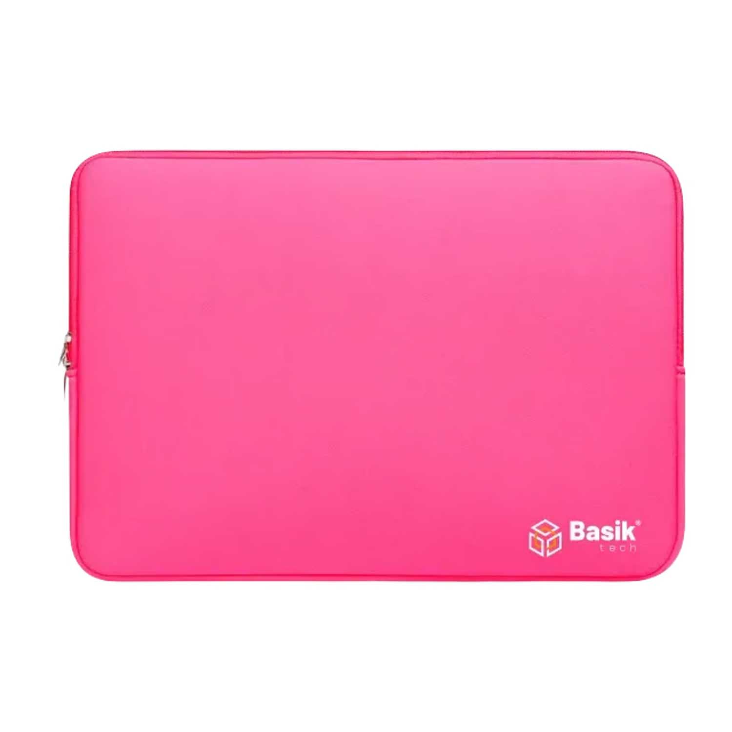 Funda para pc 15" Cierre con corredera Basik Rosado
