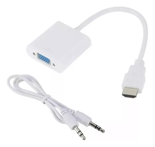 Convertidor Hdmi A Vga Con Audio