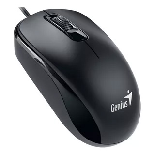 Mouse óptico alámbrico Genius DX-120 Negro