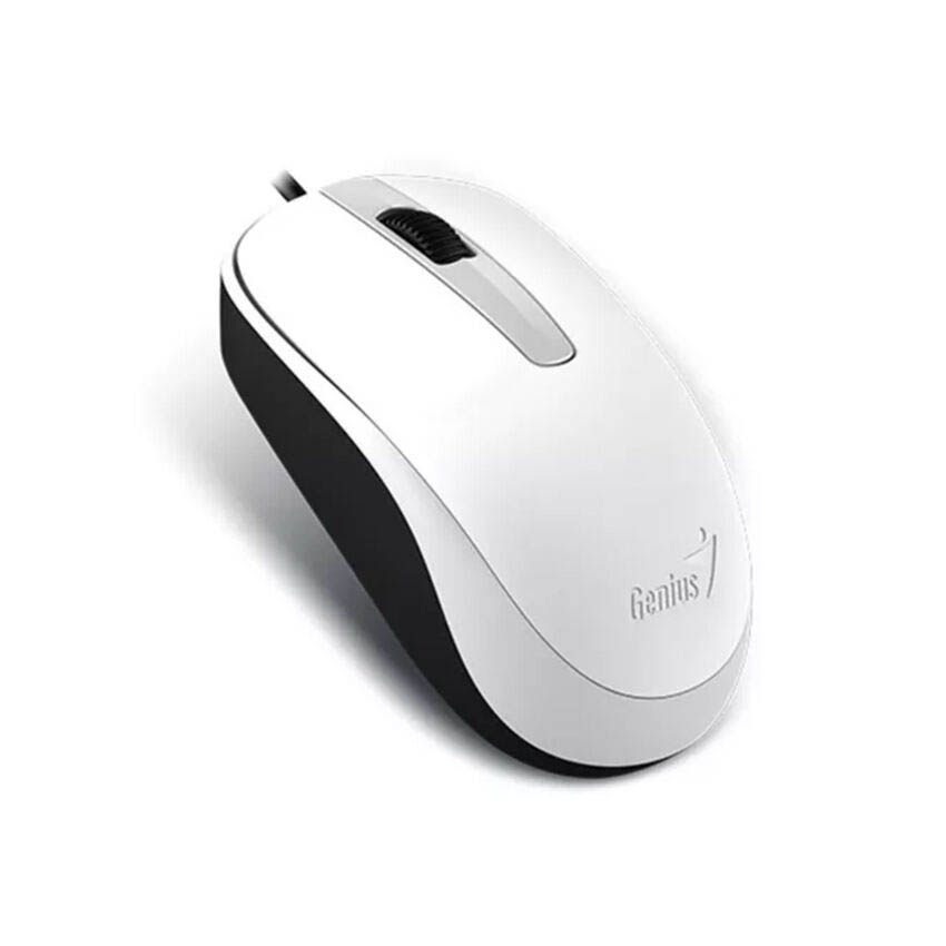 Mouse óptico alámbrico Genius DX-120 Blanco