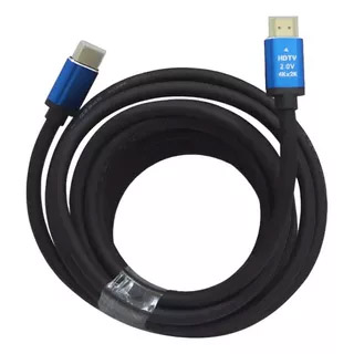 Cable HDMI encauchetado 10m. Versión 2.0 4K