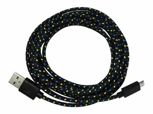 Cable de datos micro 3mts cordón