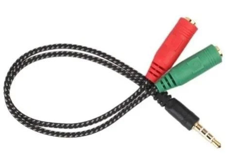 Cable de audio 3.5mm 1 x 2