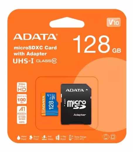 MEMORIA MICRO SD 128GB ADATA