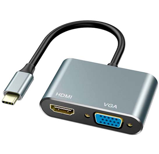 CABLE ADAPTADOR TIPO C 4 EN 1