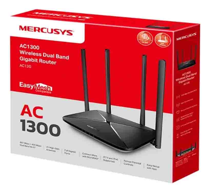 Router MERCUSYS Ac1300 Gigabit Inalámbrico de Doble Banda 
