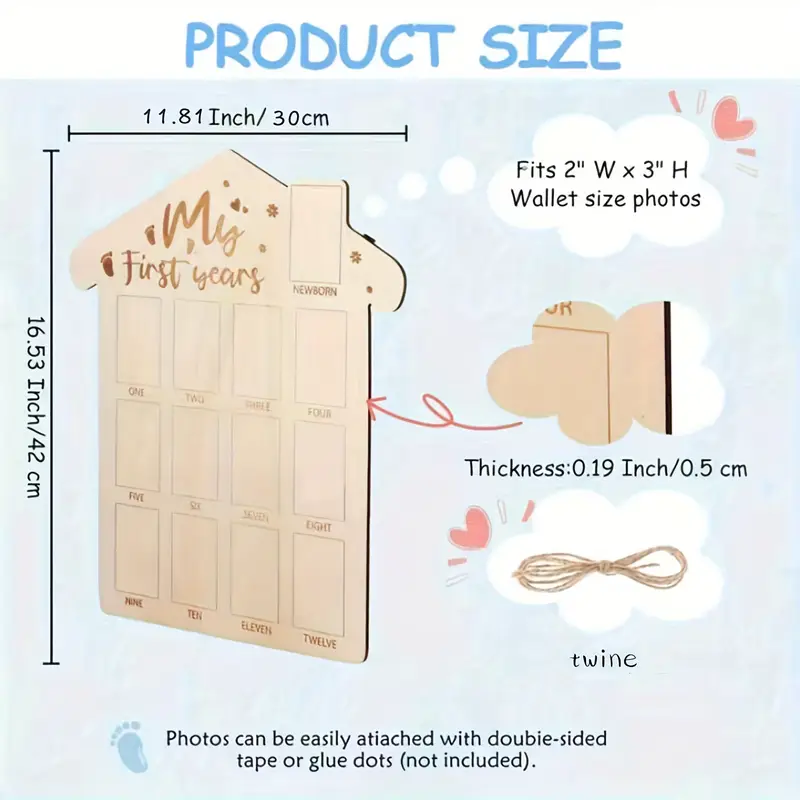 MARCO DE FOTOS 12 MESES