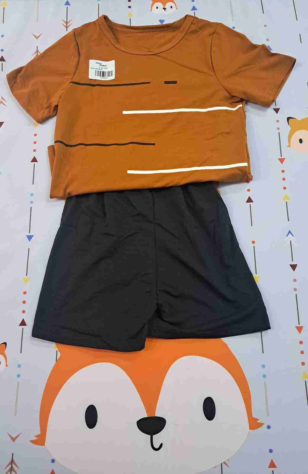 CONJUNTO NIÑO MARRON