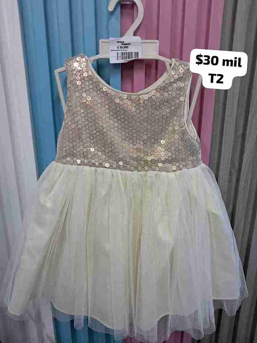 VESTIDO DORADO LENTEJUELAS