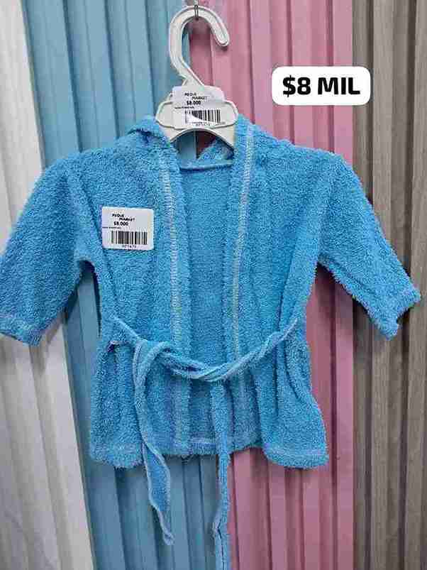 SALIDA DE BAÑO AZUL