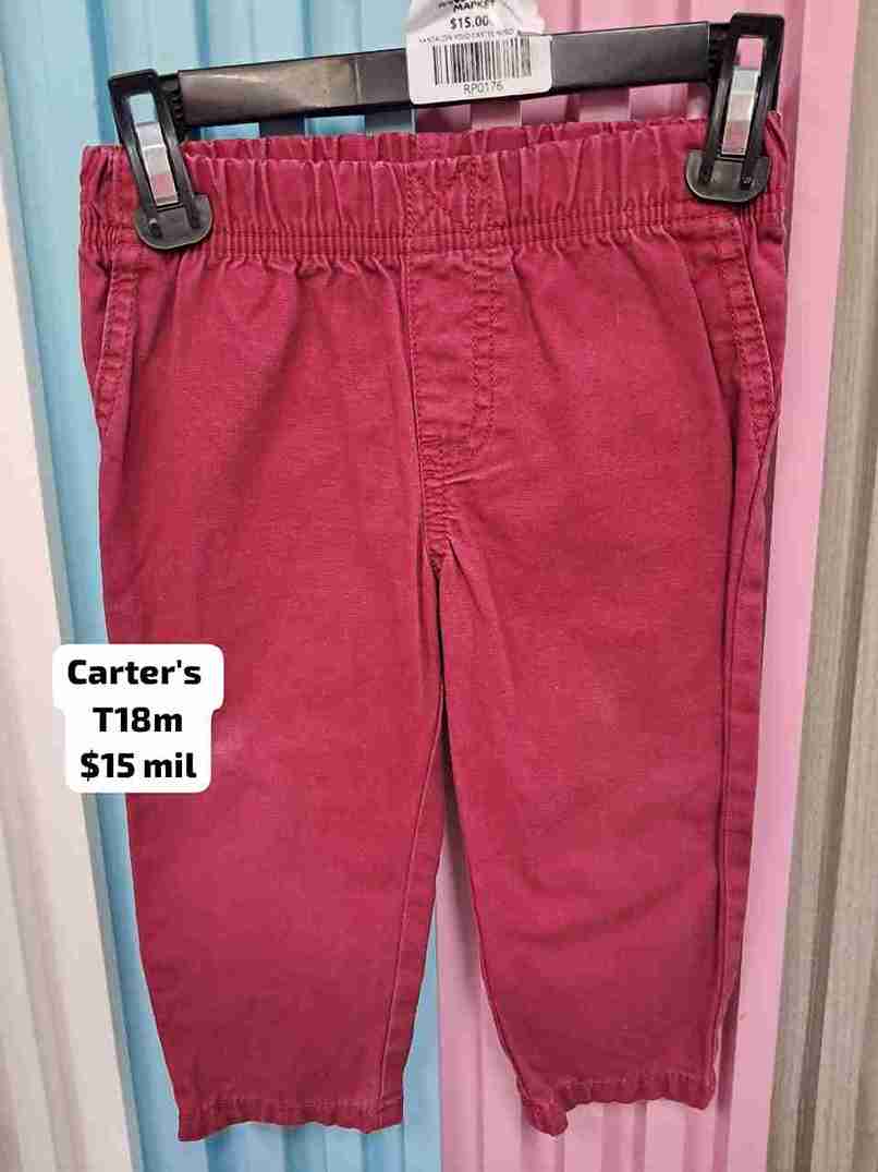 PANTALON ROJO CARTES NIÑO