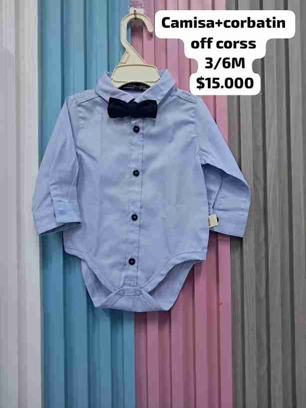 CAMISA OFF CORSS 3/6M CORBATIN