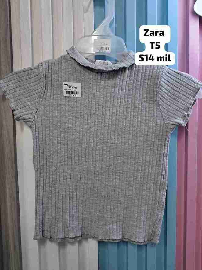 ZARA GRIS BLUSA T5