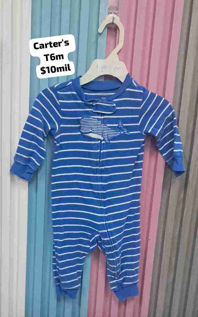 PIJAMA CARTERS AZUL 6M