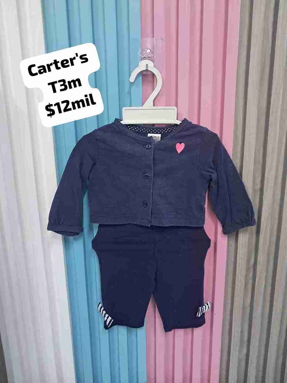 CONJUNTO CARTERS 3M AZUL