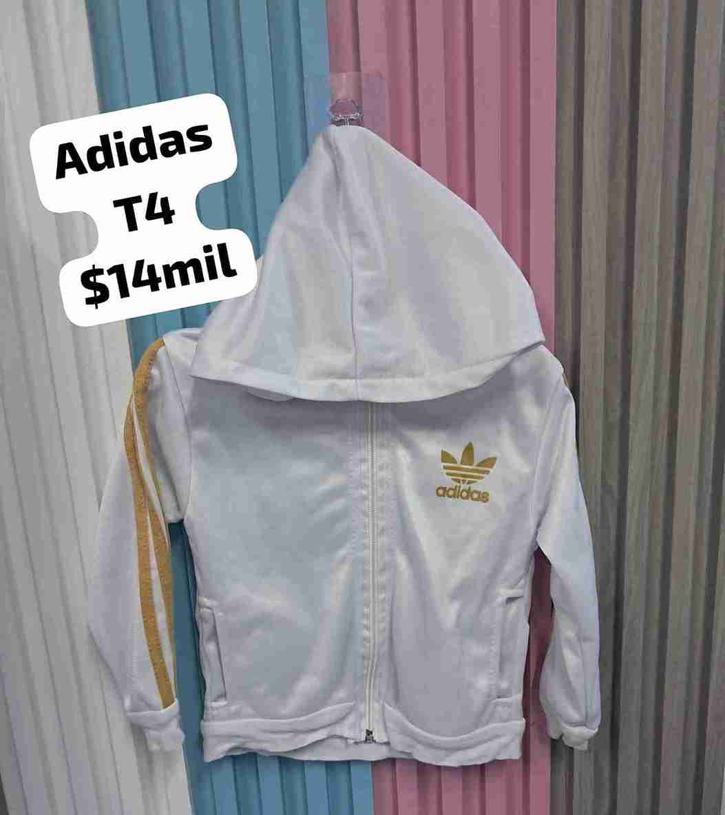 CHAQUETA BLANCA ADIDAS T4