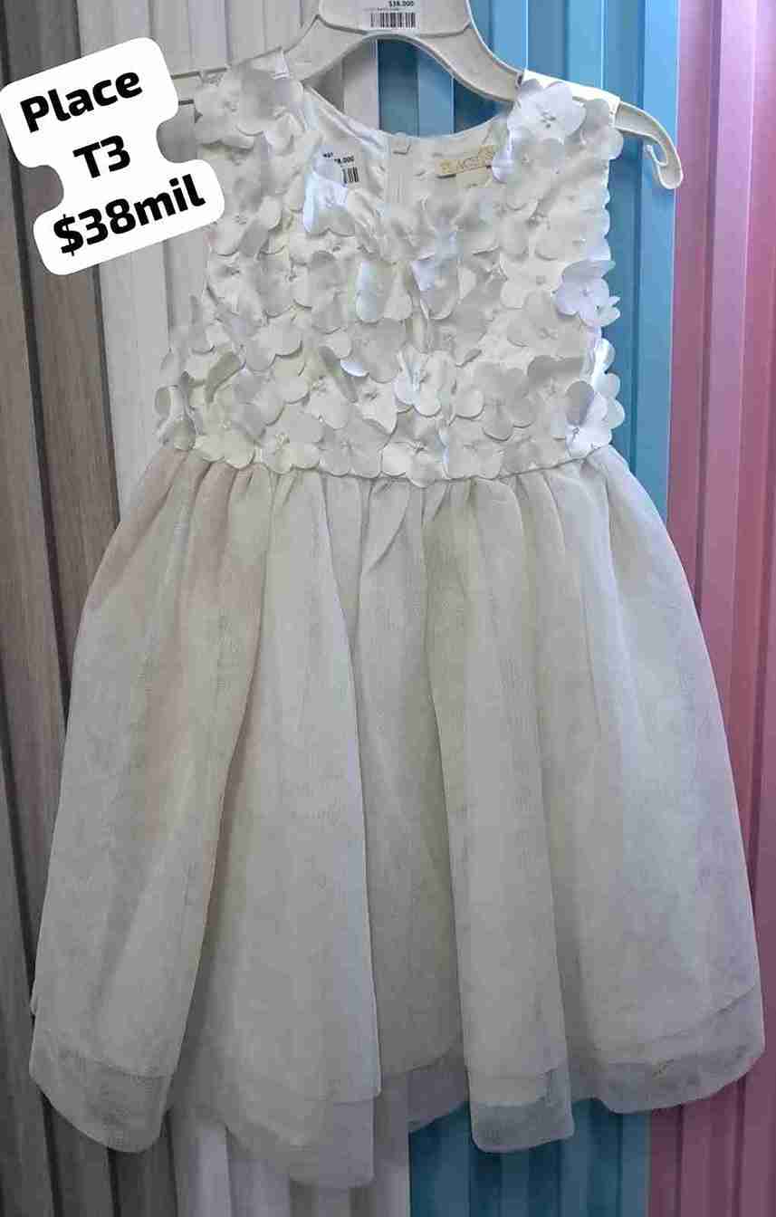 VESTIDO BLANCO FLORES