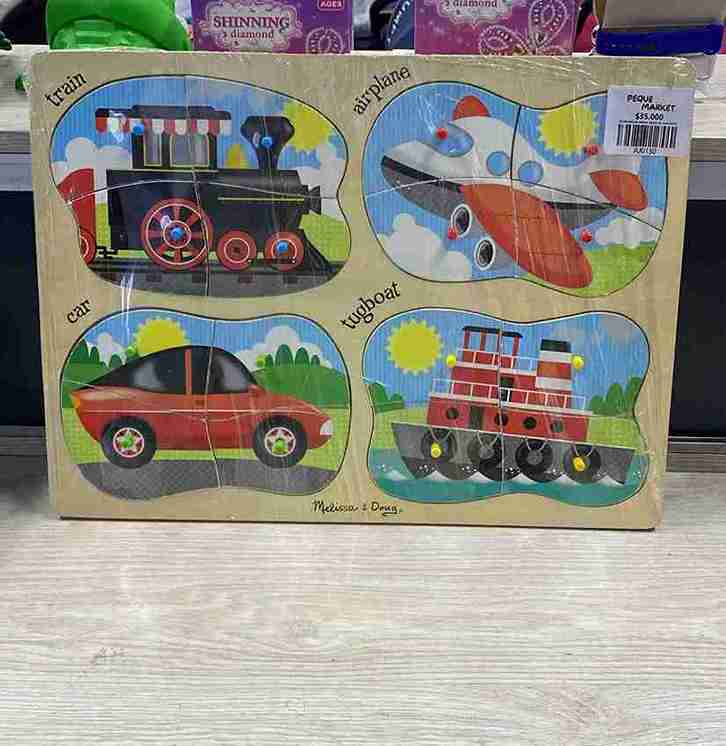 ROMPECABEZAS MADERA MEDIOS DE TRANSPORTE