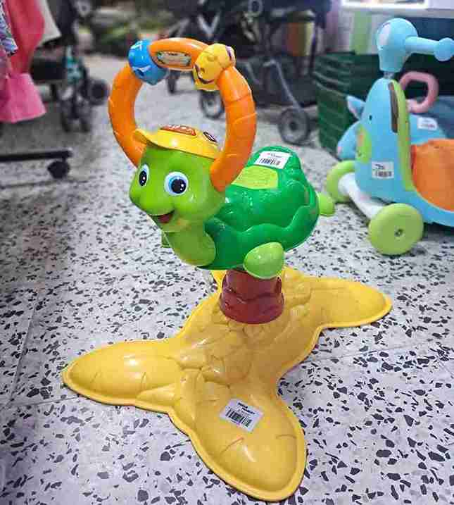 MOTABLE SALTARIN TORTUGA VERDE SONIDOS/LUZ