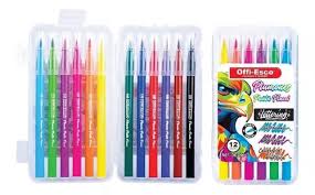 PLUMONES PUNTA PINCEL OFFIESCO OE-090