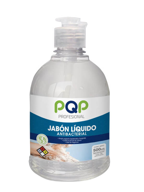 Jabón líquido Antibacterial PQP Profesional  500 mL