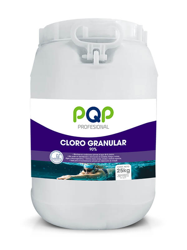 Cloro Granular Estabilizado 91% PQP Profesional 25 Kg