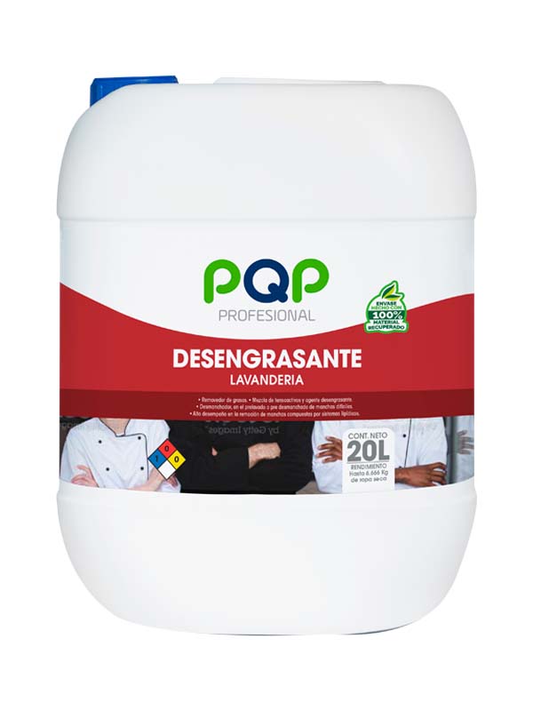 Desengrasante Lavanderia PQP Profesional 20 L
