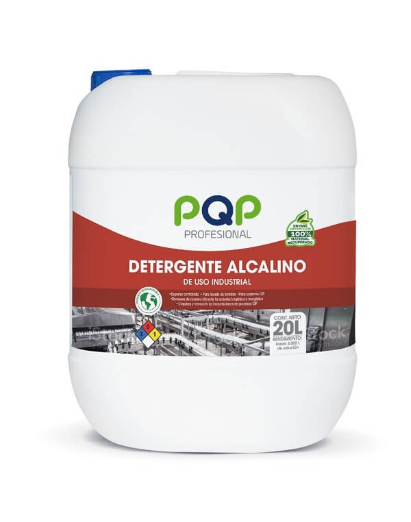 Detergente Liquido Alcalino PQP Profesional 20 L