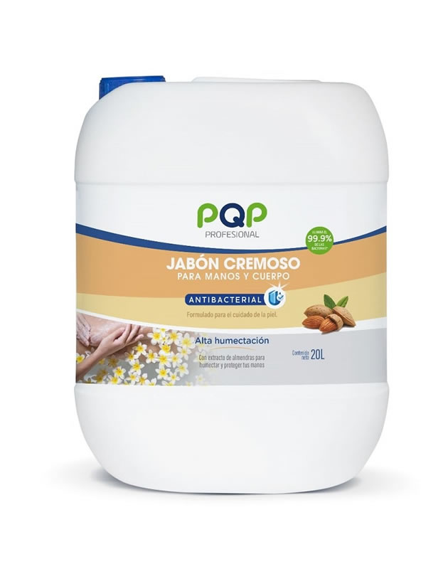 Jabón Cremoso Para Manos Y Cuerpo PQP Profesional 20 L