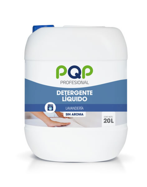 Detergente Líquido Lavandería Sin Aroma  PQP Profesional 20 L