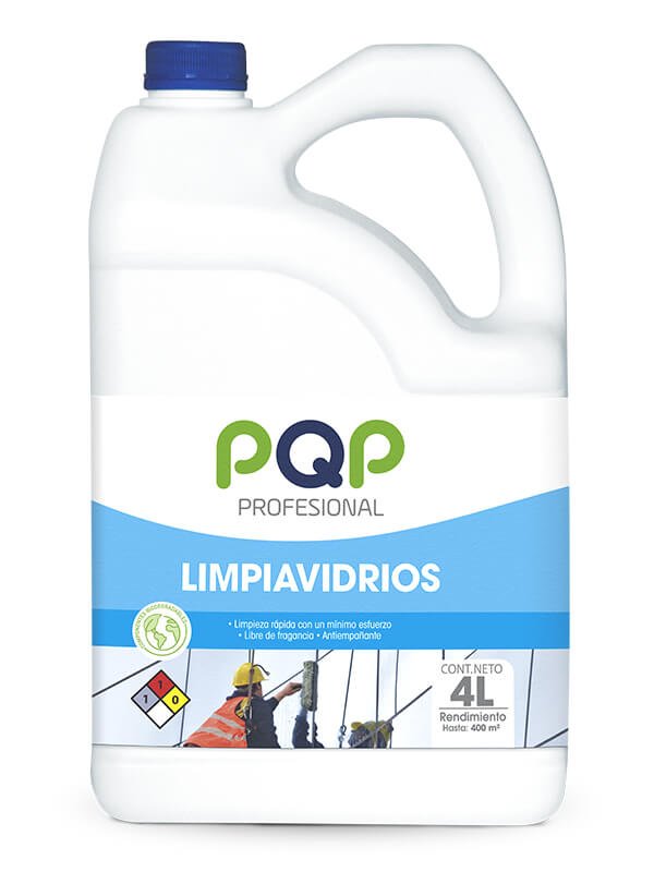 Limpiavidrios Profesional PQP 4 LITROSS