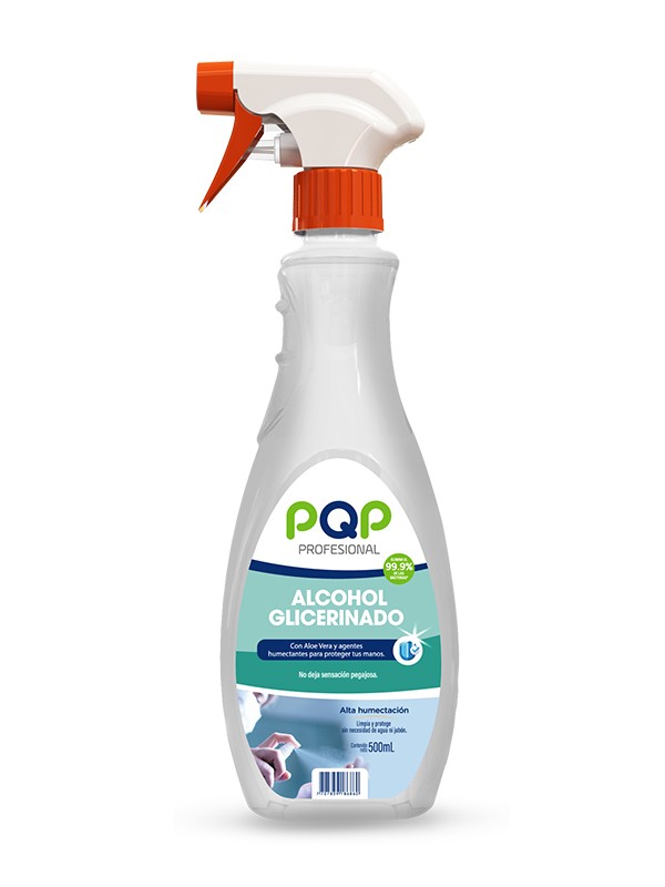 Alcohol Glicerinado PQP Profesional 500Ml