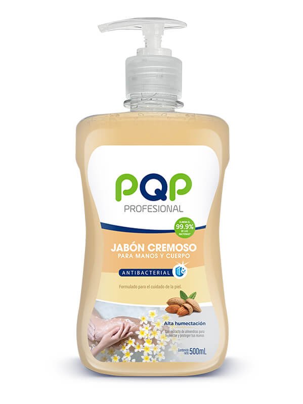 Jabón Cremoso Para Manos y Cuerpo PQP Profesional 500Ml