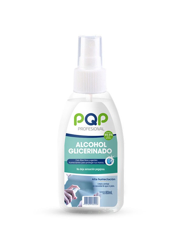 Alcohol Glicerinado PQP Profesional 80Ml