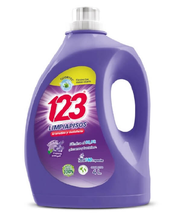Limpia Pisos 123 - Lavanda 4 Litros