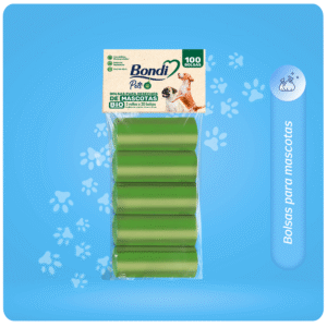 Bolsas Bondi  Biodegradable para desechos de mascota x 5 Rollos