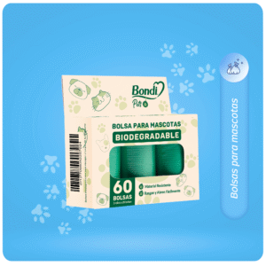 Bolsas Bondi Biodegradables  Para Desechos De Mascotas x 60 Bolsas