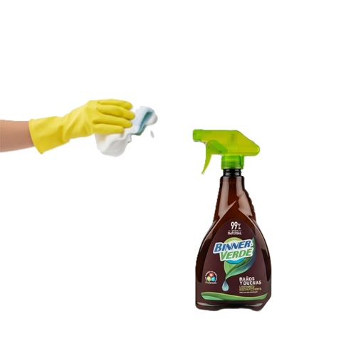 Desinfectante y Limpiador Binner Verde para Baños y Duchas 500ml